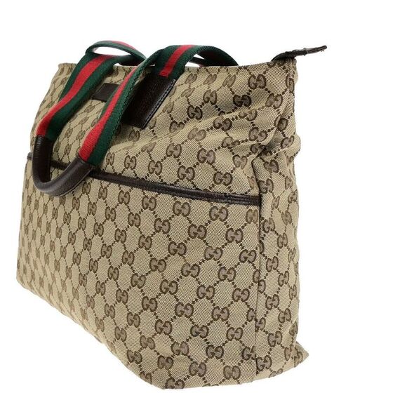 Gucci Ophidia Brown Canvas Shoulder Bag (Pre-Owned) - Picture 3 of 16